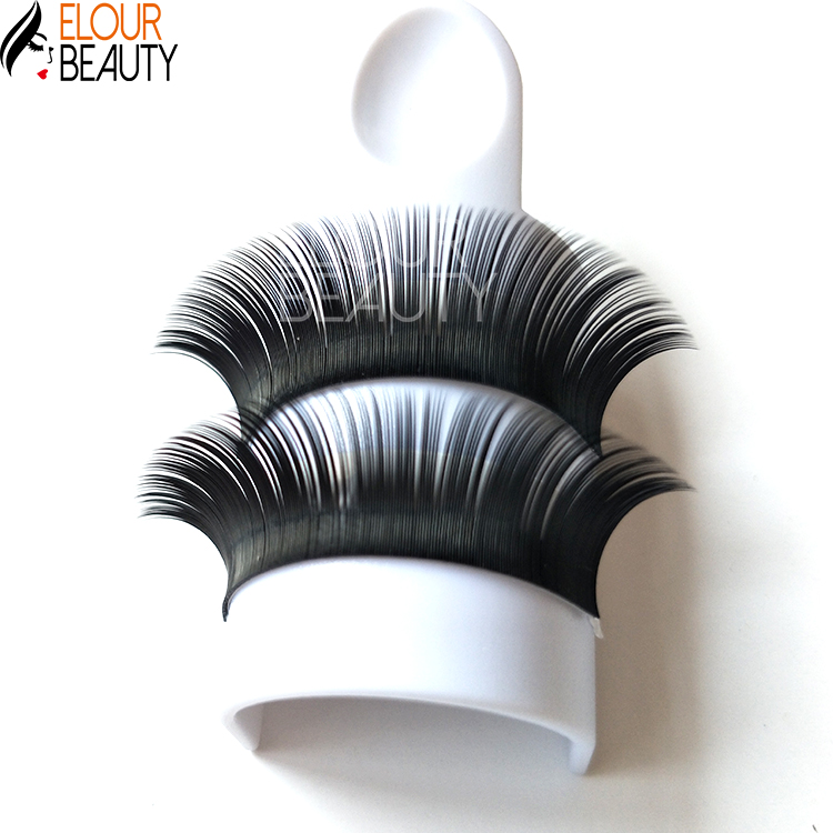 2018 new 6d volume eyelash extensions thin tape 100% handmade China EL28